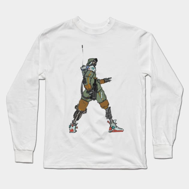 Cyber warrior Long Sleeve T-Shirt by zutyn